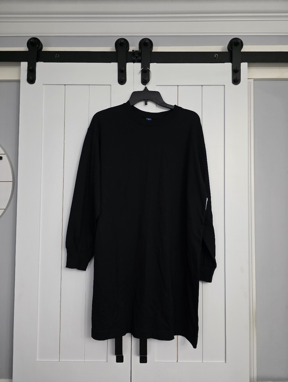 Old Navy Loose Vintage Long-Sleeve T-Shirt Shift Dress. NEW!